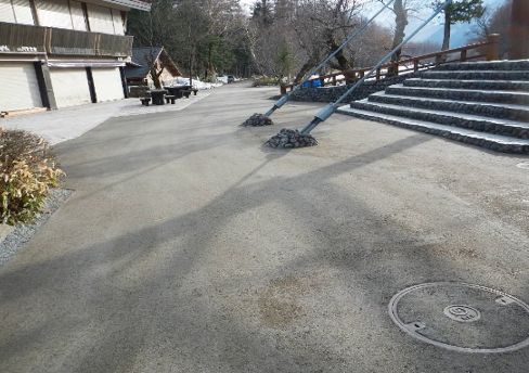 上高地園地舗道
