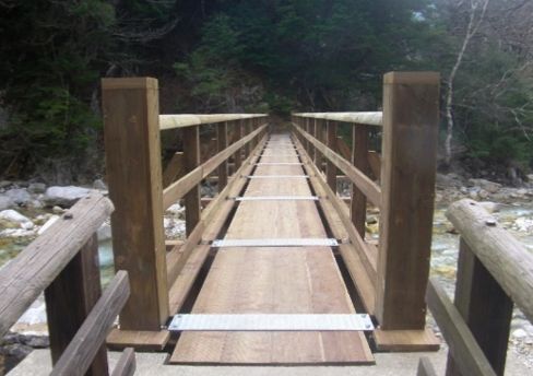 二ノ俣橋復旧工事
